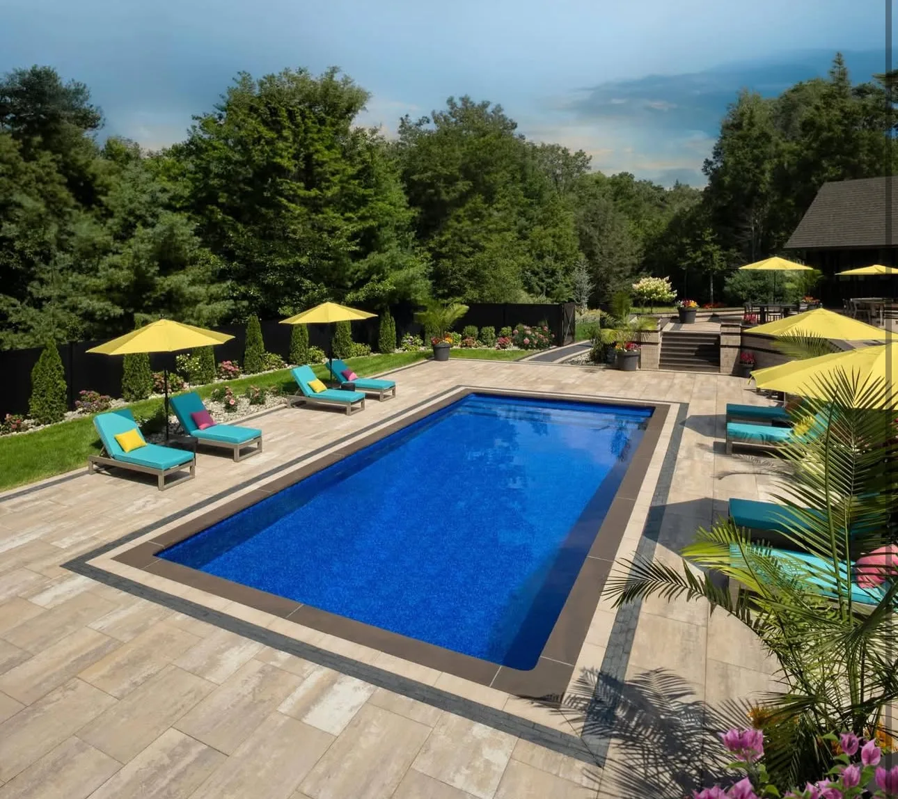Anthony Group pool and hardscape project